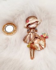 10 Fleurine magneetbroche